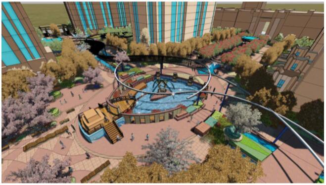 內蒙赤峰龍山鴻郡小區(qū)景觀